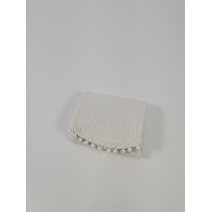 Yuvarlak babynest 9'lu set krem waffle pike - bej poplin