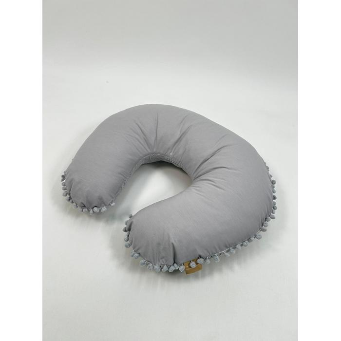 Yuvarlak babynest 9'lu set koyu gri waffle pike - koyu gri poplin