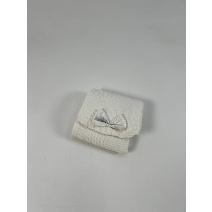 Yuvarlak babynest 9'lu set krem waffle pike - gökkuşaklı poplin