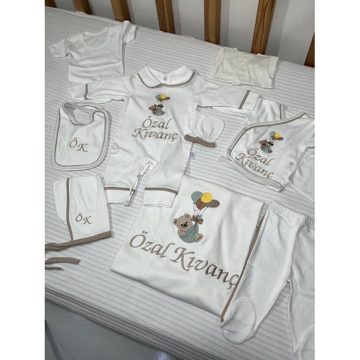 Hastane çıkışı 10'lu bej biyeli hastane çıkışı 3