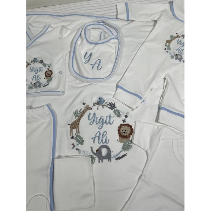 Hastane çıkışı 10'lu mavi biyeli hastane çıkışı 2