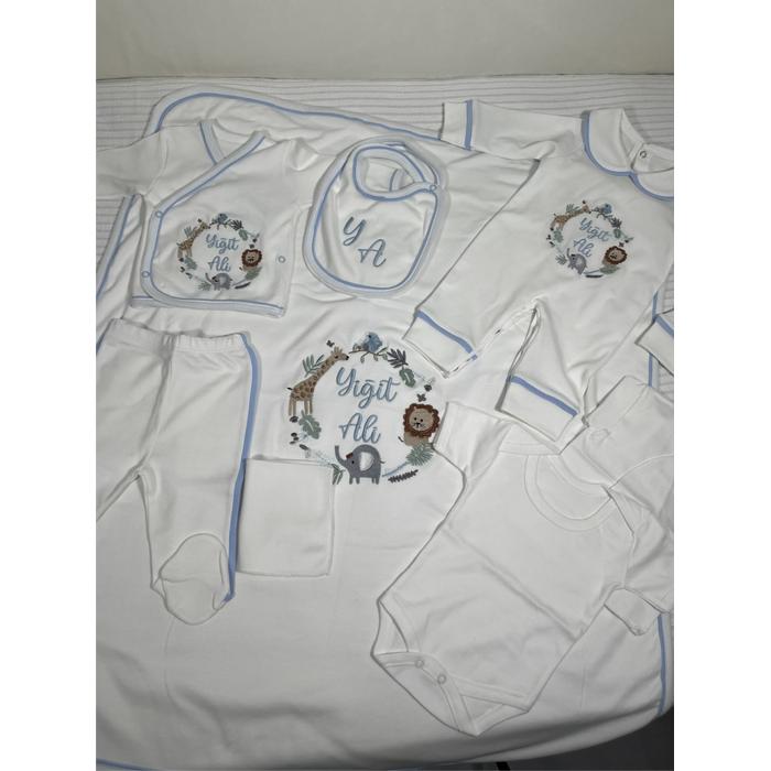 Hastane çıkışı 10'lu mavi biyeli hastane çıkışı 2