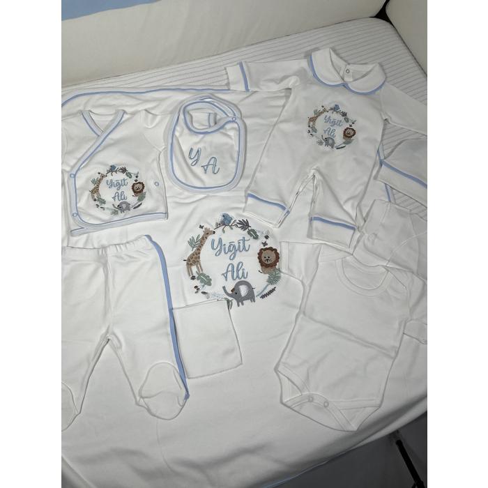 Hastane çıkışı 10'lu mavi biyeli hastane çıkışı 2