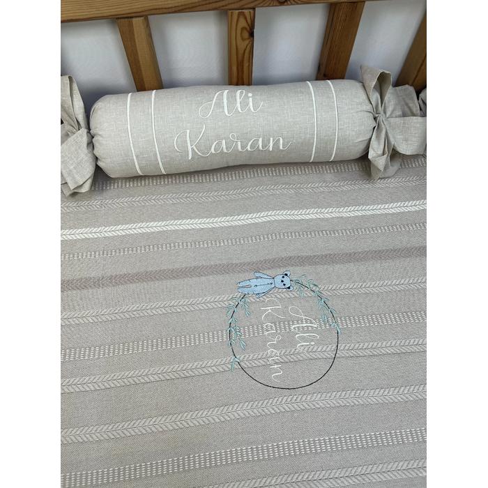 Pike takımı 5 parça bohem örgü pike - isviçre keteni 4