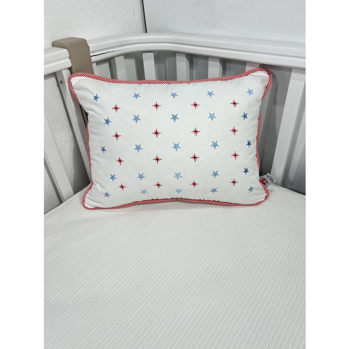 Pike takımı 6 parça beyaz fitilli pike - beyaz poplin