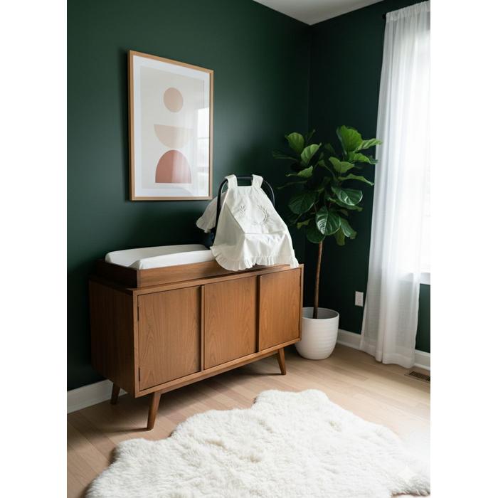 Puset örtüsü kapaklı model fırfırlı krem poplin 10