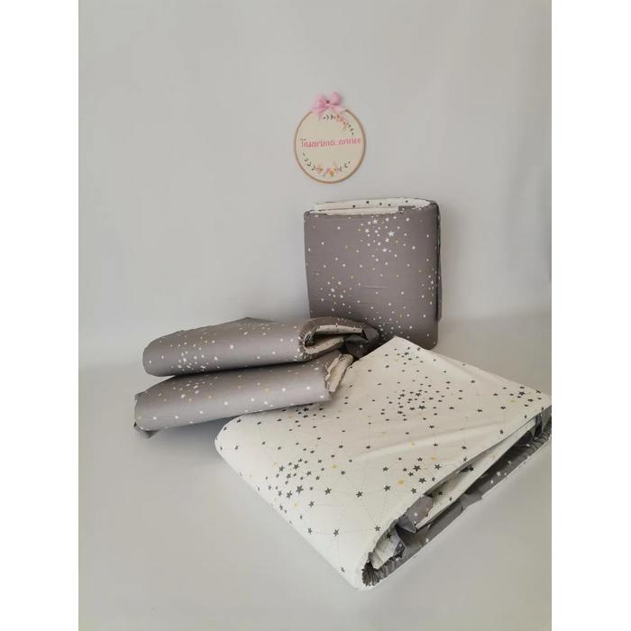 GRİ BEYAZ SAMANYOLU YILDIZLI KORUMALIK