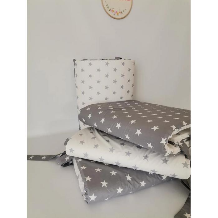 KOYUGRİ YILDIZLI BEYAZ GRİ YILDIZLI KORUMALIK