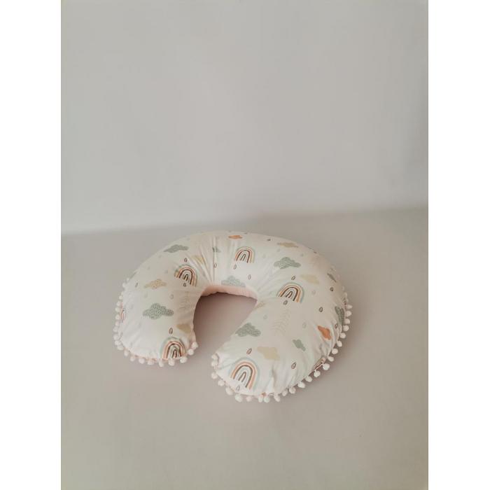 Babynest 8'li set somon waffle pike - gökkuşaklı poplin