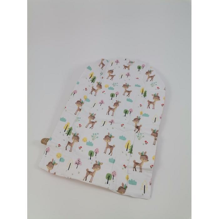 Babynest 8'li set pudra pembe waffle pike - karacalı poplin