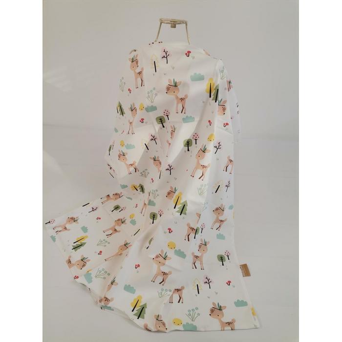 Babynest 8'li set pudra pembe waffle pike - karacalı poplin