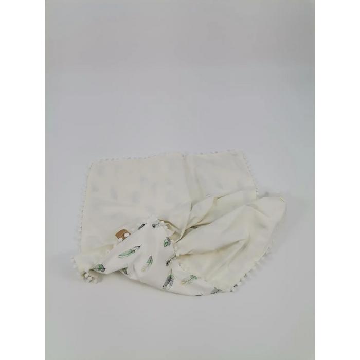 Babynest 8'li set krem poplin - yeşil tüylü poplin