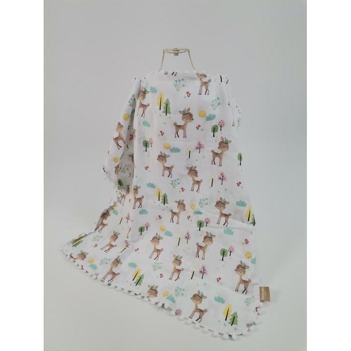 Babynest 8'li set pudra pembe waffle pike - karacalı müslin